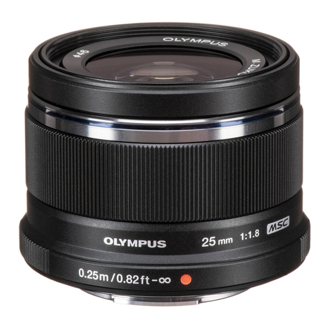 Olympus f1.8 Instrucion manual