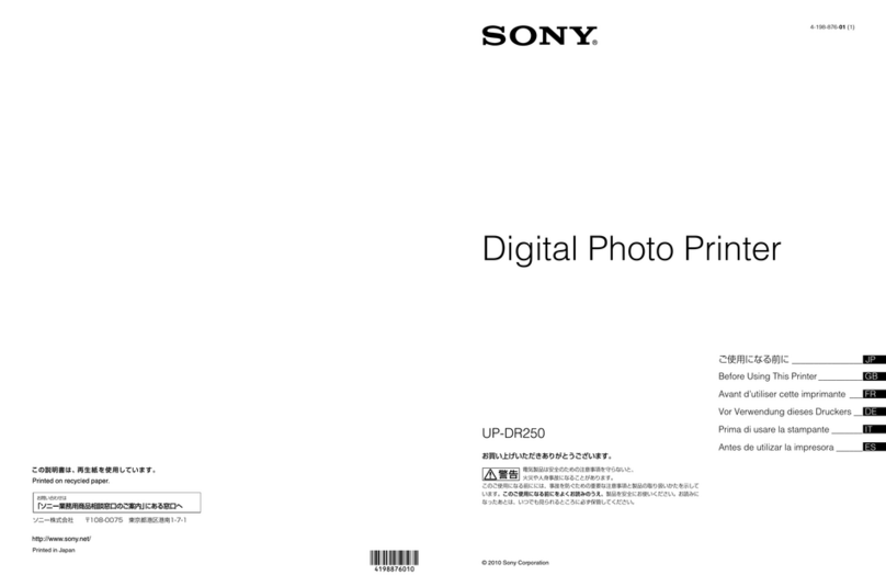 Sony UP-DR250 Other