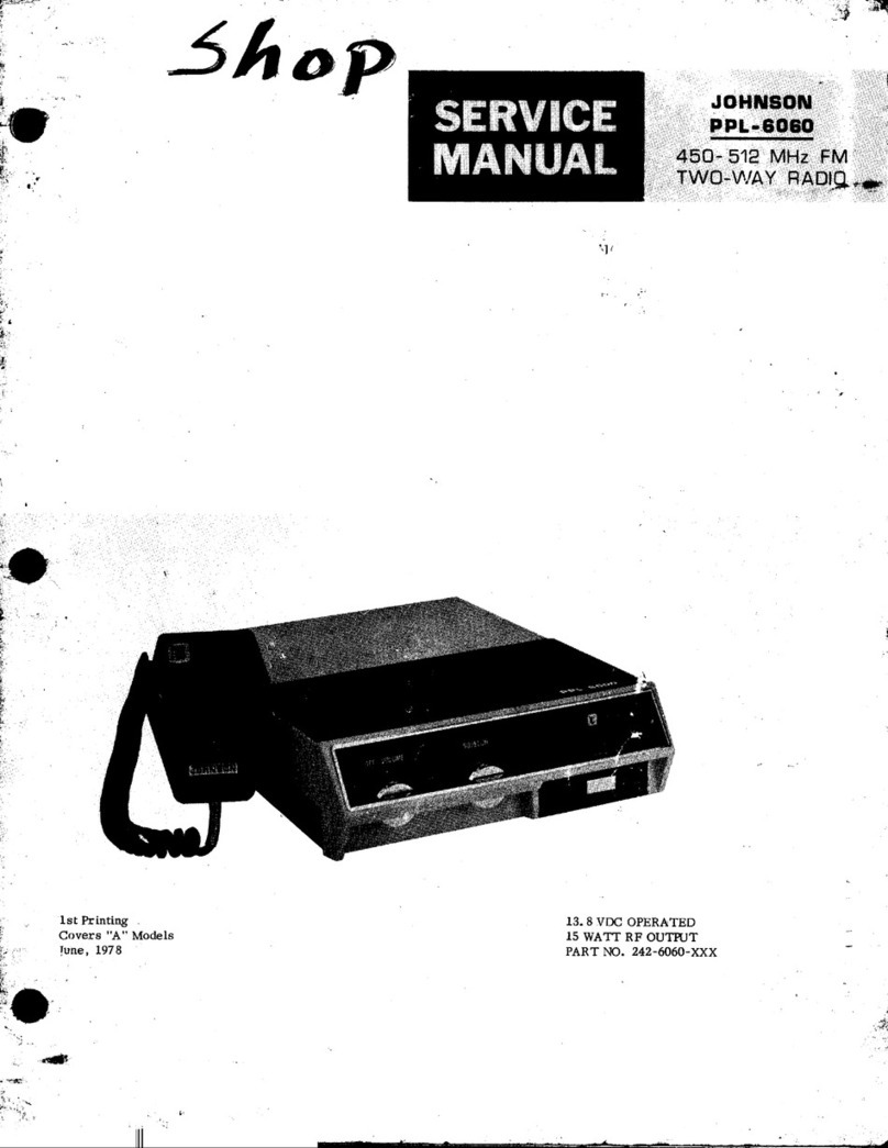 Johnson PPL-6060 User manual
