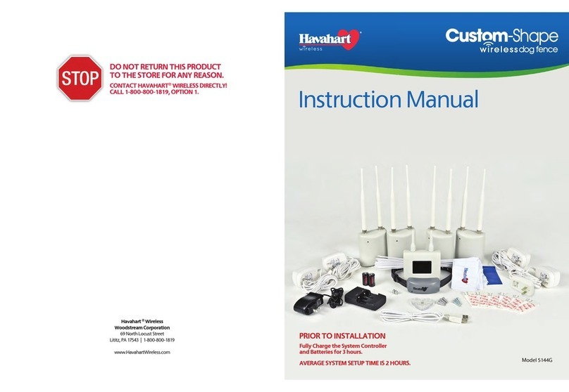 Havahard Custom-Shape Wireless Dog Fenc instruction manual Havahard Custom-Shape Wireless Dog Fenc instruction manual