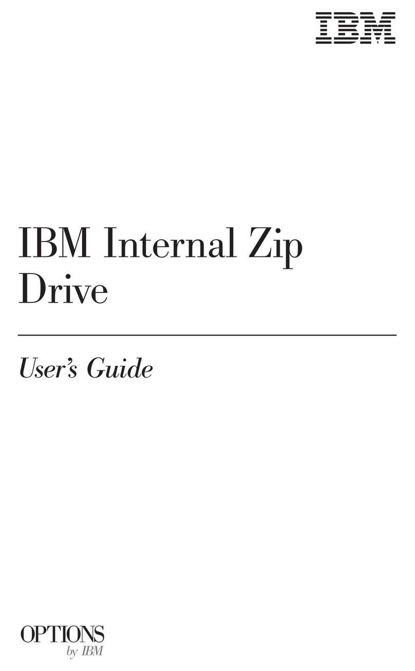 IBM Internal ZIP Drive User manual