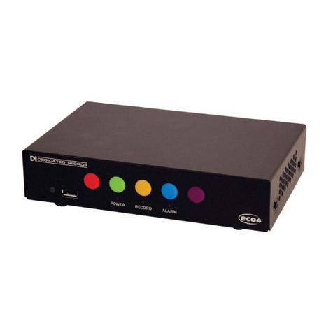 Dedicated Micros Eco4 Series Original operating instructions