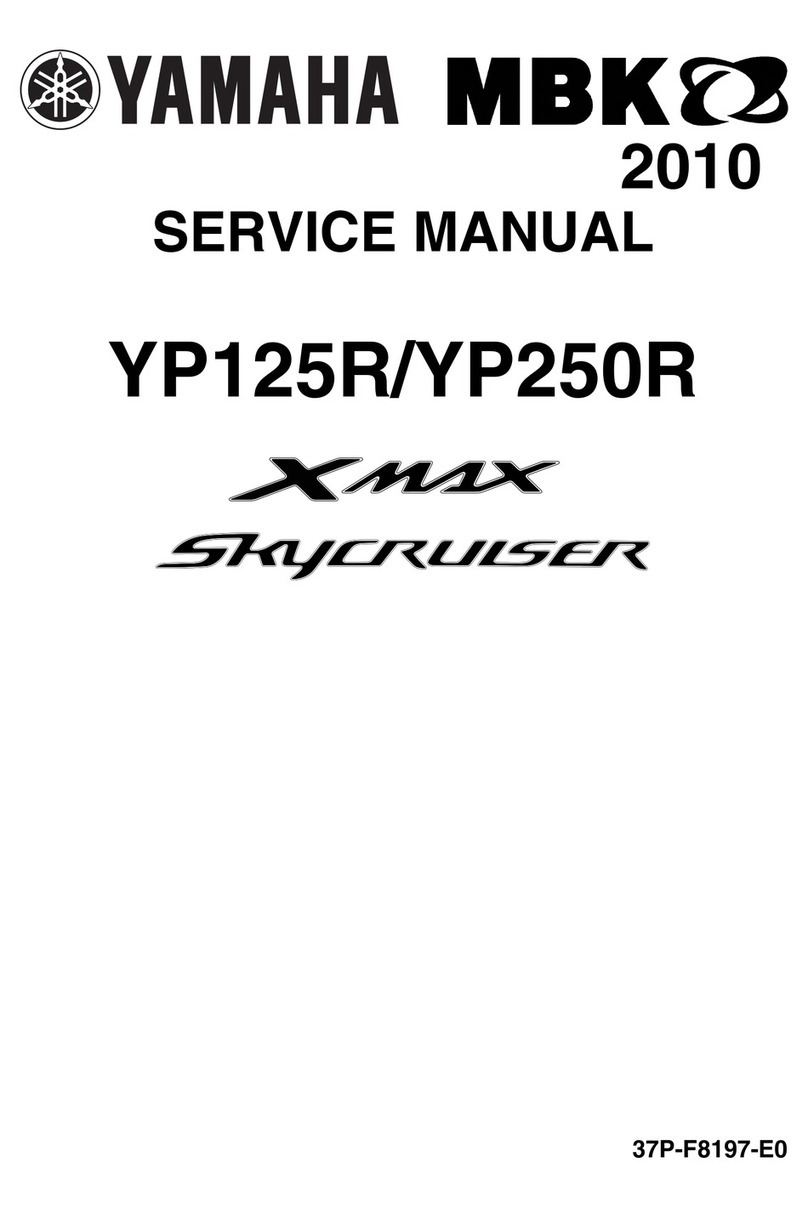Yamaha YP125R Service manual