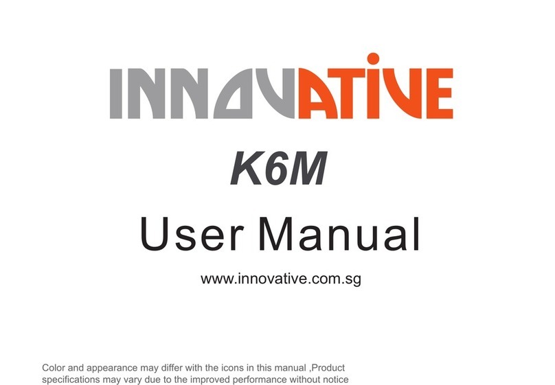 Innovative K6M User manual Innovative K6M User manual