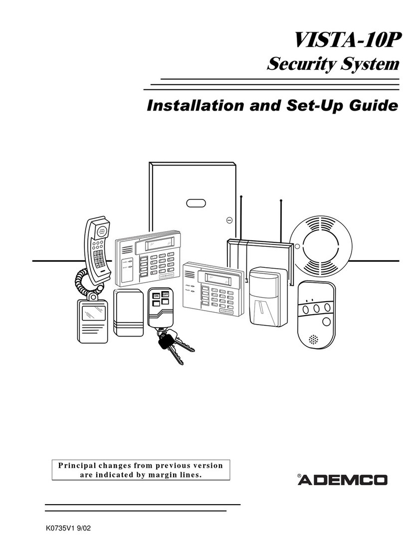 ADEMCO Vista-10P Installation and setup guide ADEMCO Vista-10P Installation and setup guide