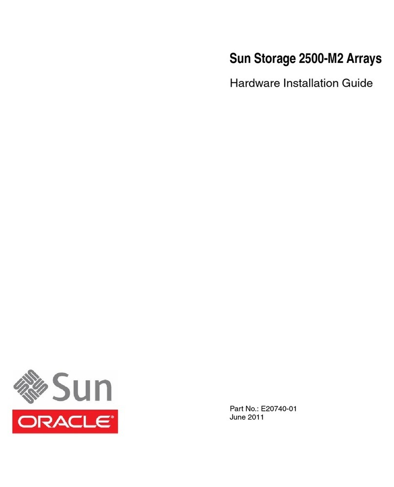 Sun Oracle Sun Storage 2500-M2 Arrays Hardware installation guide
