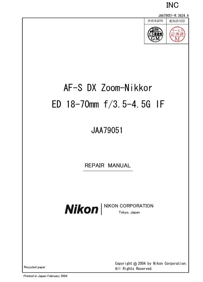 Nikkor JAA79051 Operating instructions