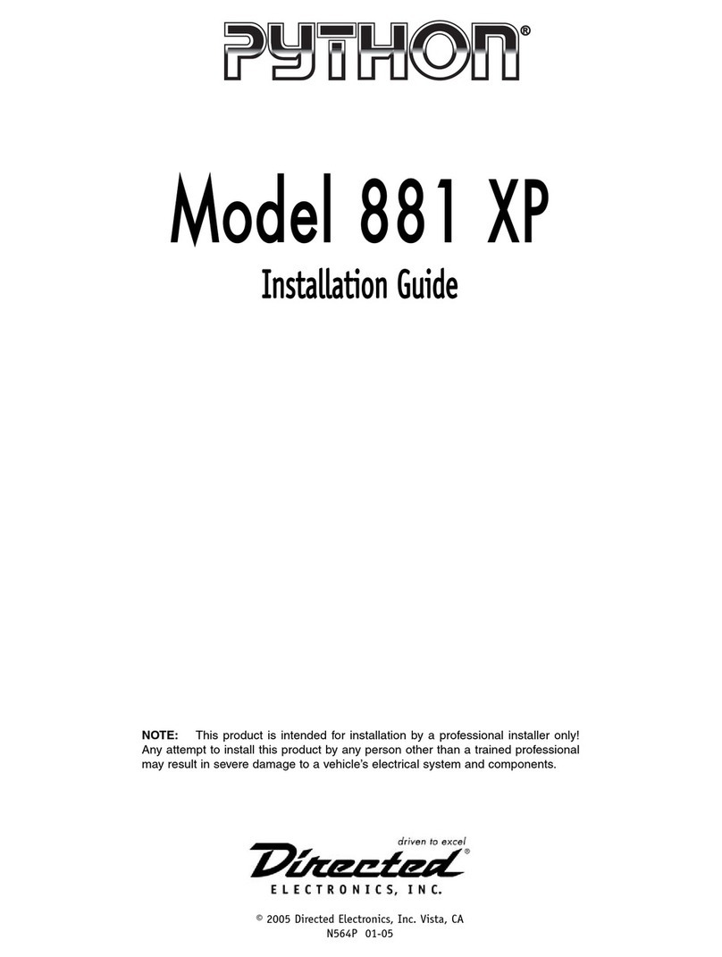 Python 881 XP installation guide