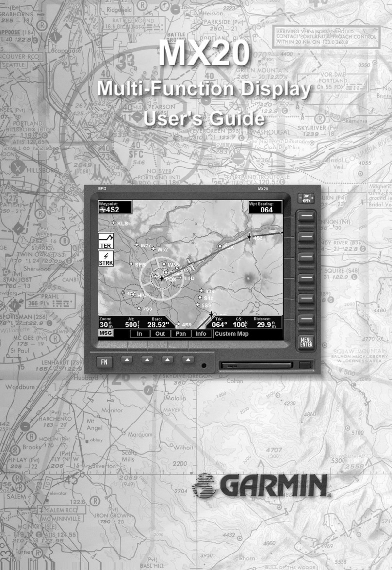 Garmin MX20 User manual
