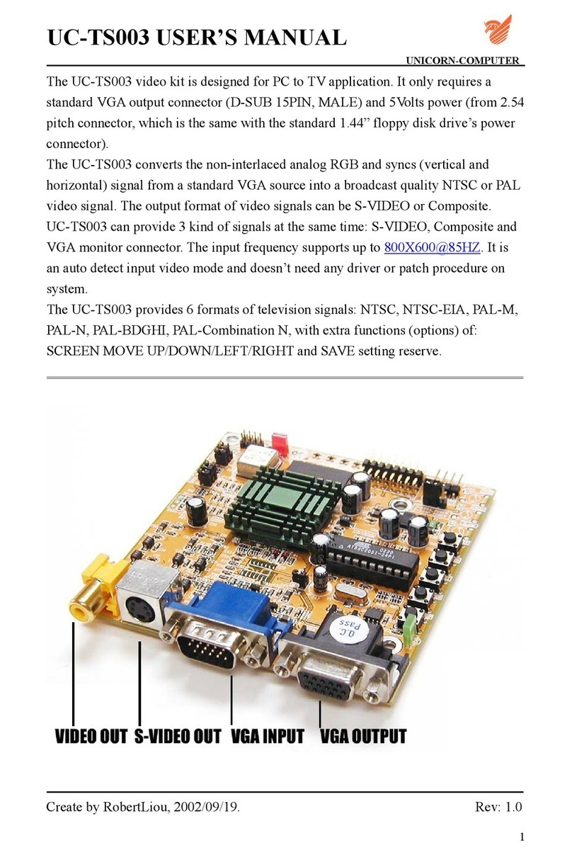 Unicorn Computer UC-TS003 user manual