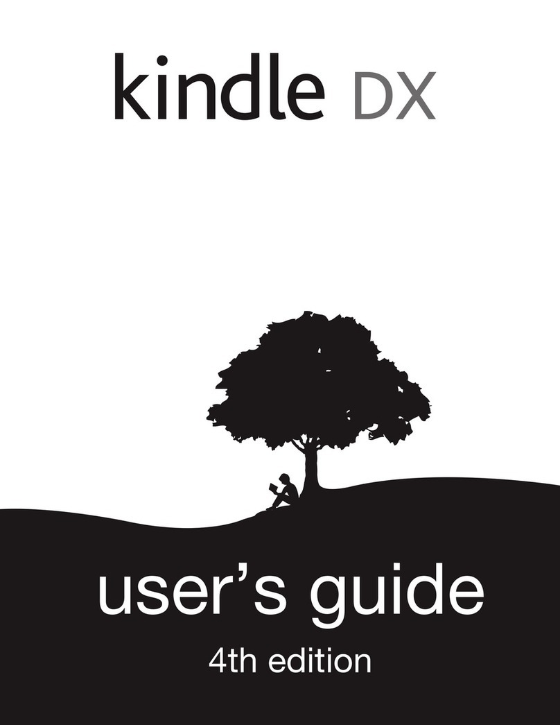 Amazon KINDLE DX User manual Amazon KINDLE DX User manual