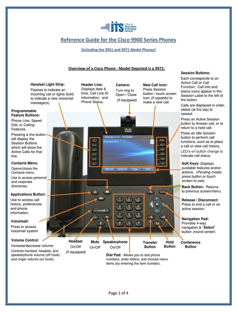 Cisco 9900 Series User manual