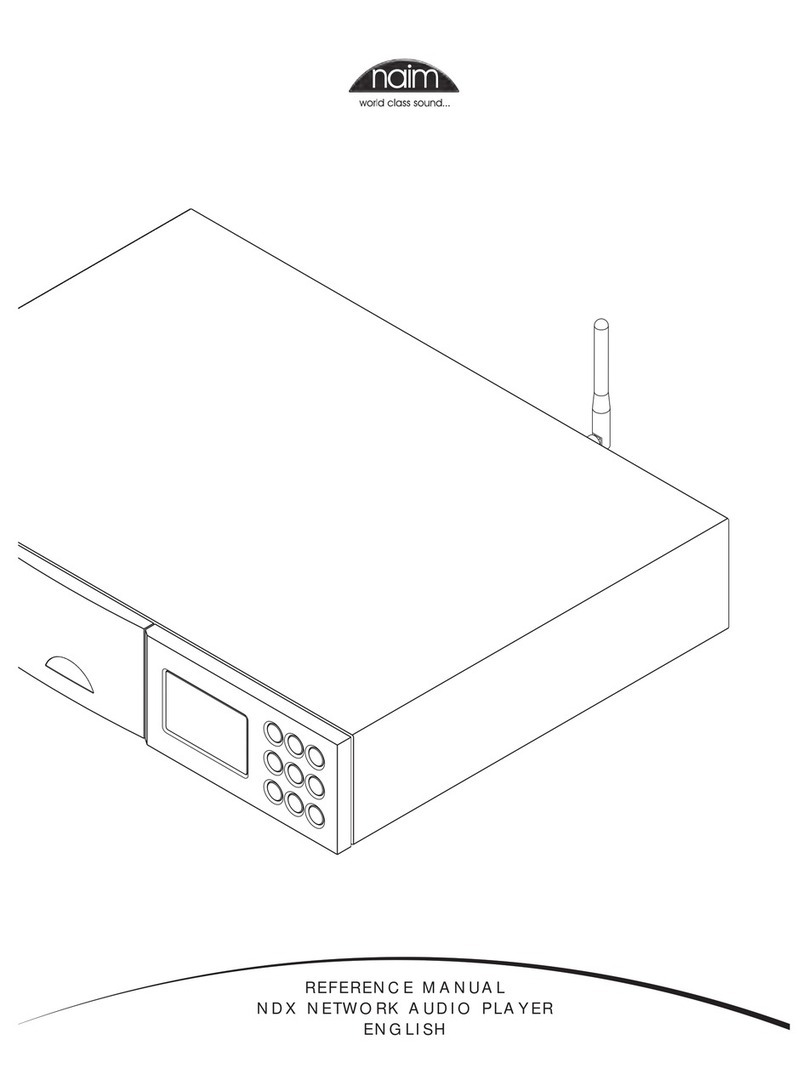 NAIM NDX - User manual