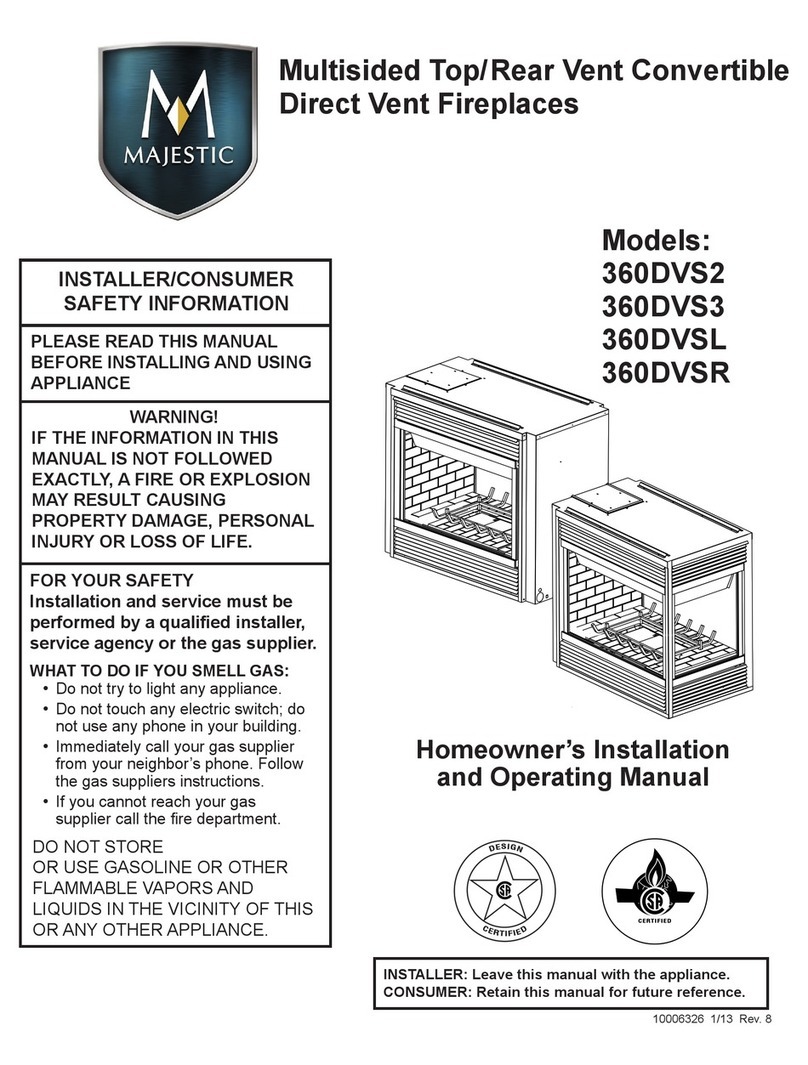 Majestic 360DVS2 Homeowner's installation and operating manual Majestic 360DVS2 Homeowner's installation and operating manual