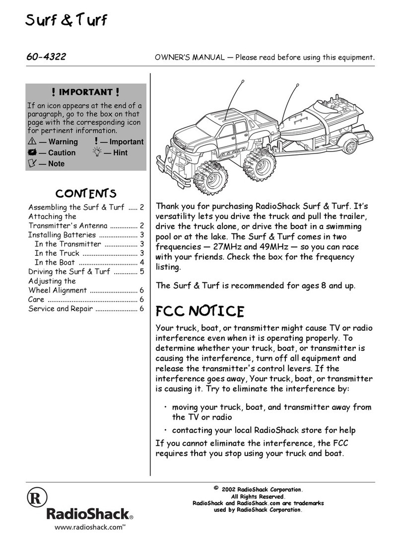 Radio Shack Surf & Turf User manual Radio Shack Surf & Turf User manual