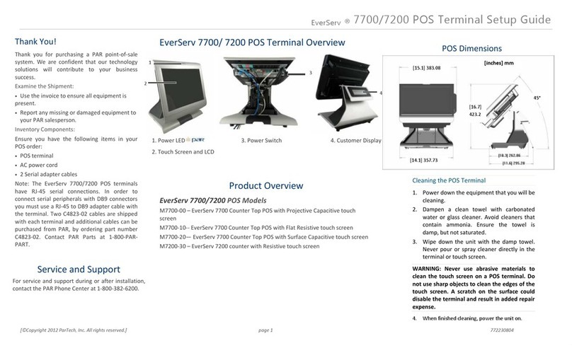 PAR EverServ 7700 Setup guide