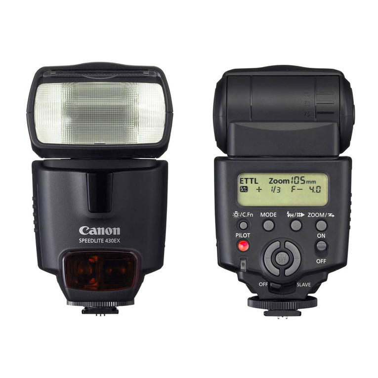Canon 430EX - Speedlite II - Hot-shoe clip-on... user guide