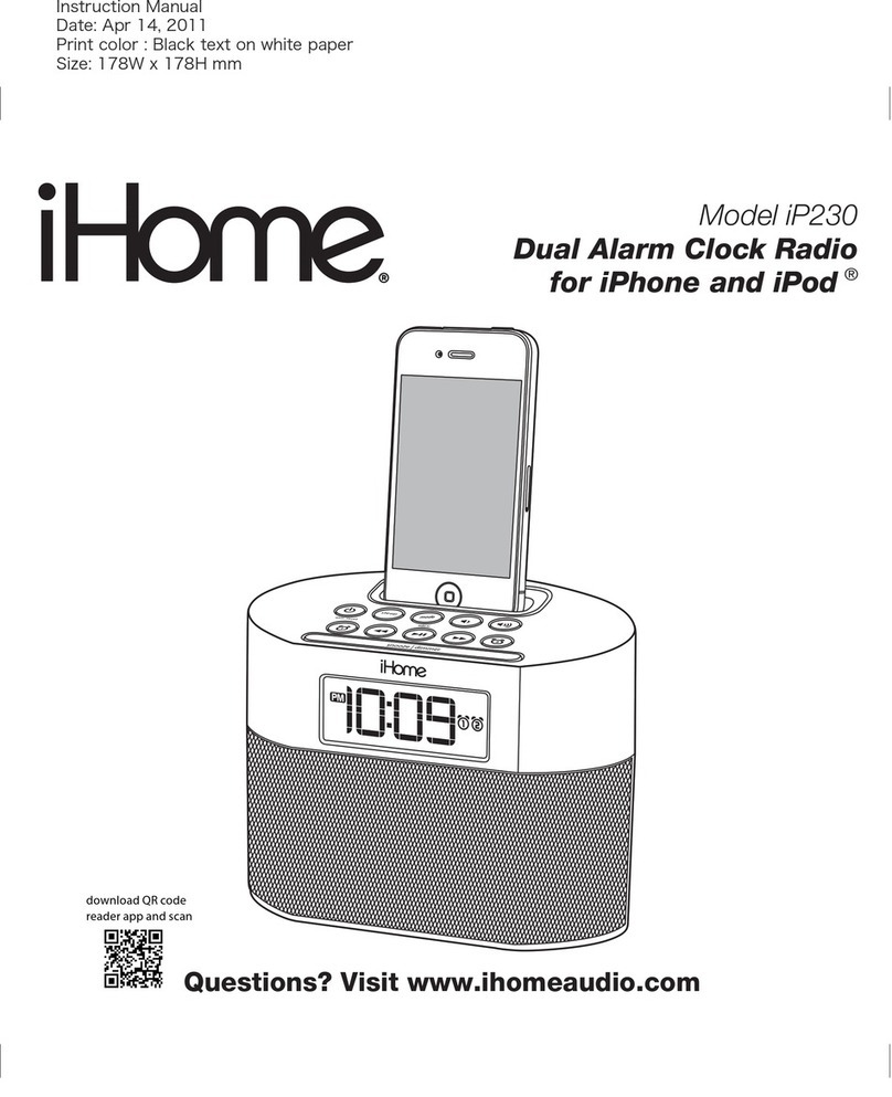iHome iP230 user guide