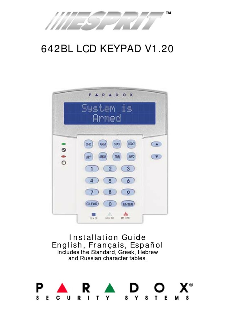 ESPRIT 642BL installation guide