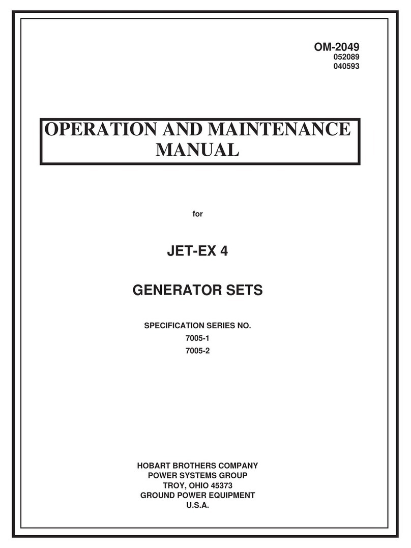 Hobart JET-EX 4 Operation and maintenance manual