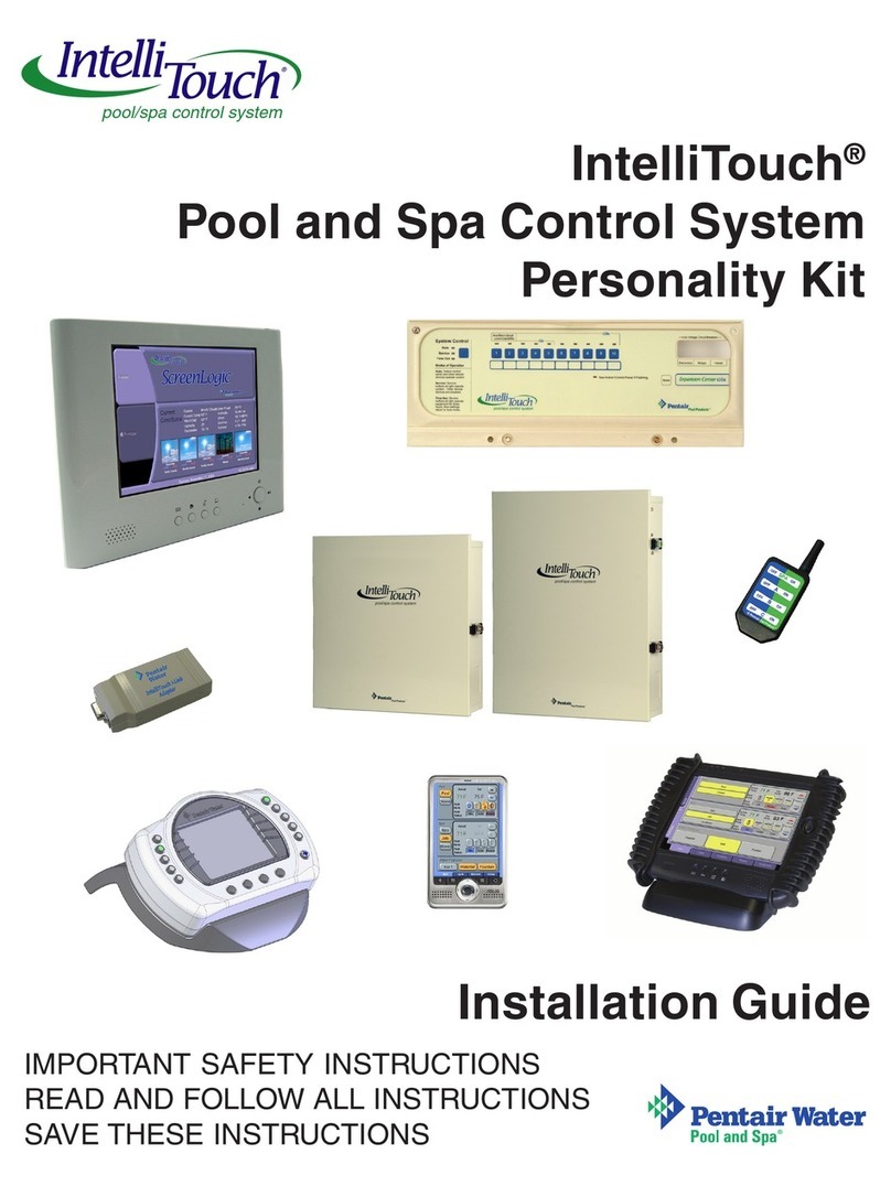 Intellitouch Pool and Spa Control System installation guide