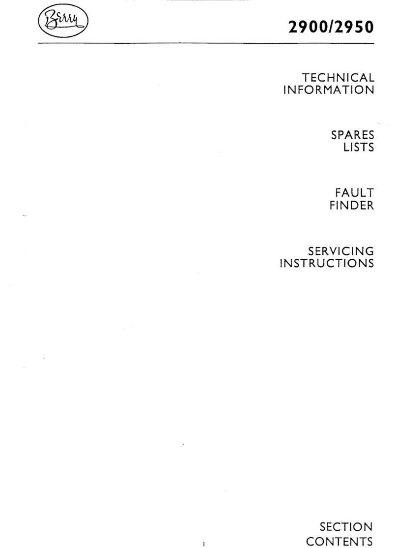 Berry 2900 Serivce manual