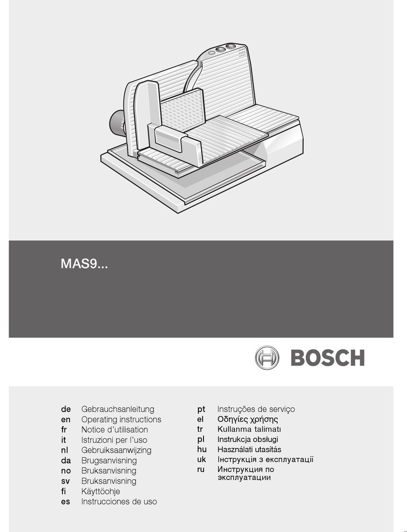 Bosch MAS9 User manual Bosch MAS9 User manual