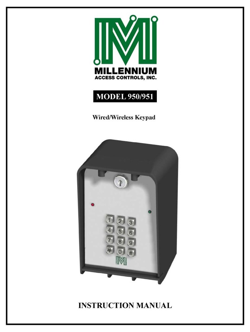 Millenium 950 instruction manual