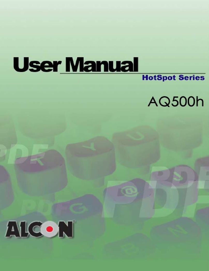 ALCON AQ500h User manual