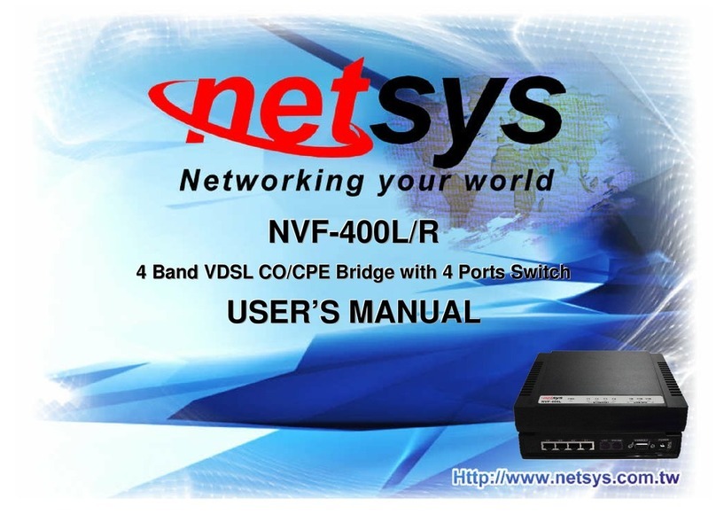 netsys NVF-400L user manual
