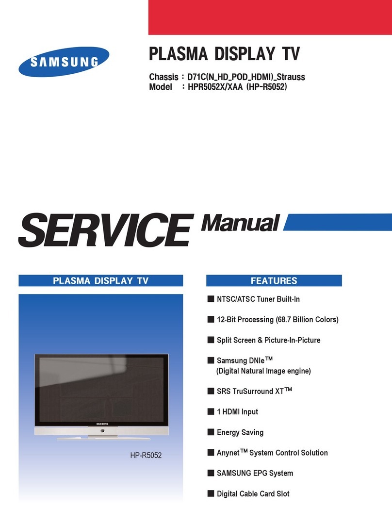 Samsung HP-R5052 Service manual