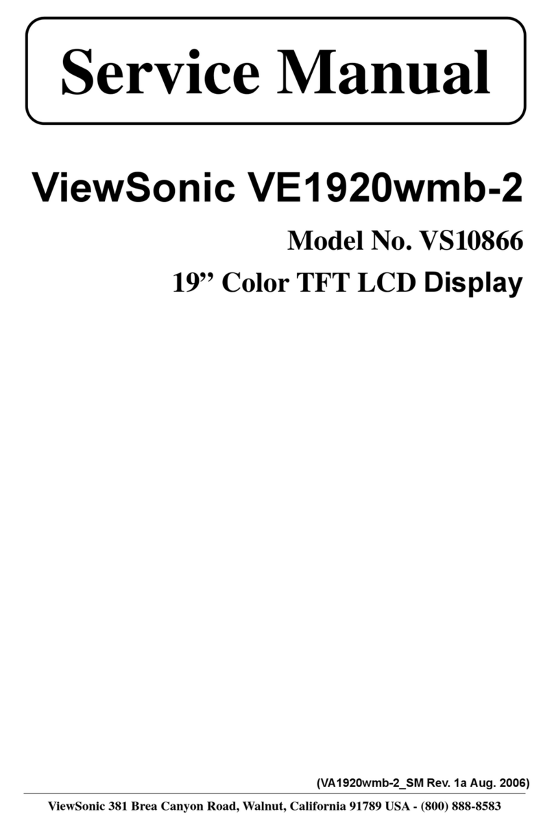 ViewSonic VE1920wmb-2 User manual