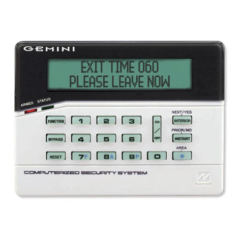 NAPCO Gemini GEM-RP1CAe2 User manual NAPCO Gemini GEM-RP1CAe2 User manual