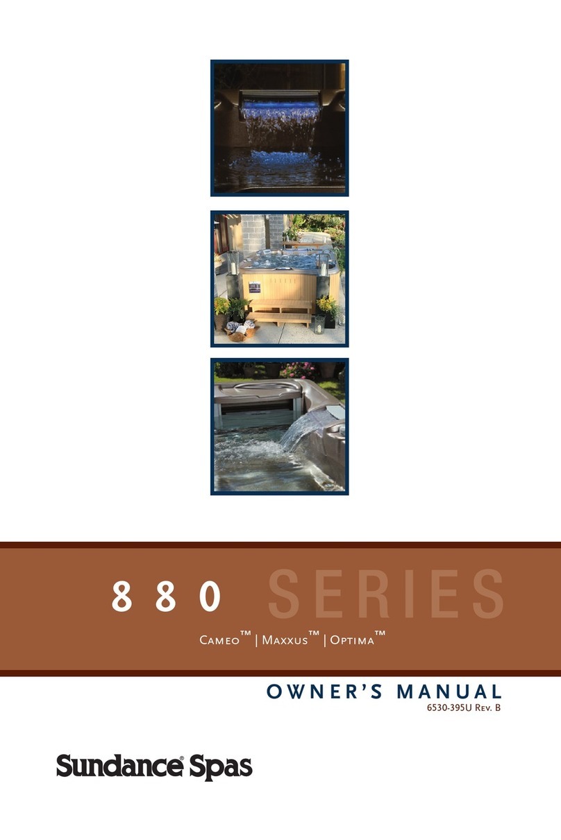Sundance Spas CAMEO User manual Sundance Spas CAMEO User manual