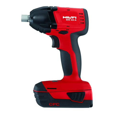 Hilti SID operating instructions