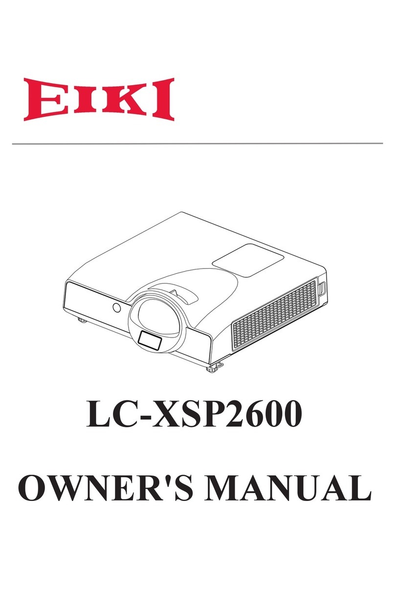 Eiki LC-XSP2600 User manual