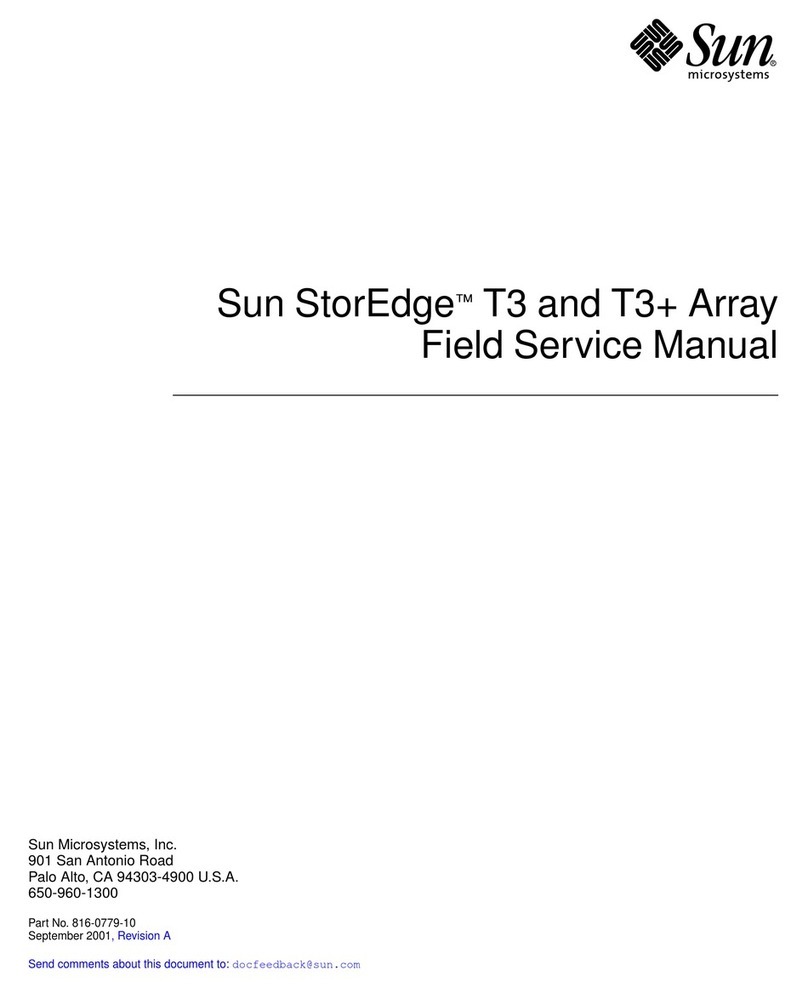 Sun Microsystems Sun StorEdge T3 User manual
