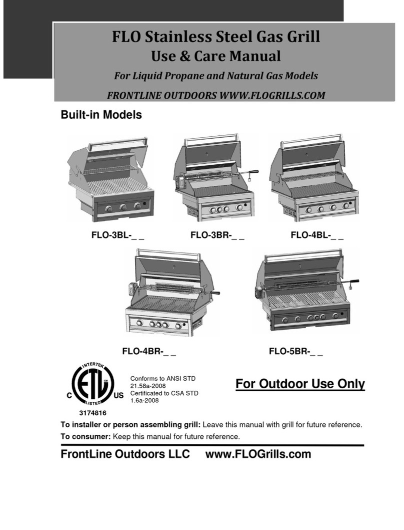 FrontLine FLO-3BL Use & care manual