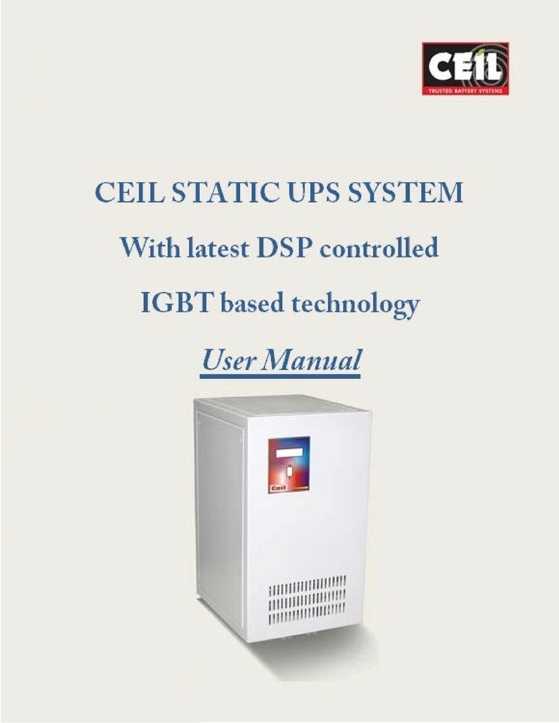 Ceil Static UPS System User manual