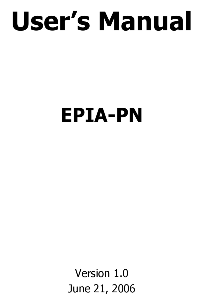 VIA Technologies EPIA-PN User manual VIA Technologies EPIA-PN User manual