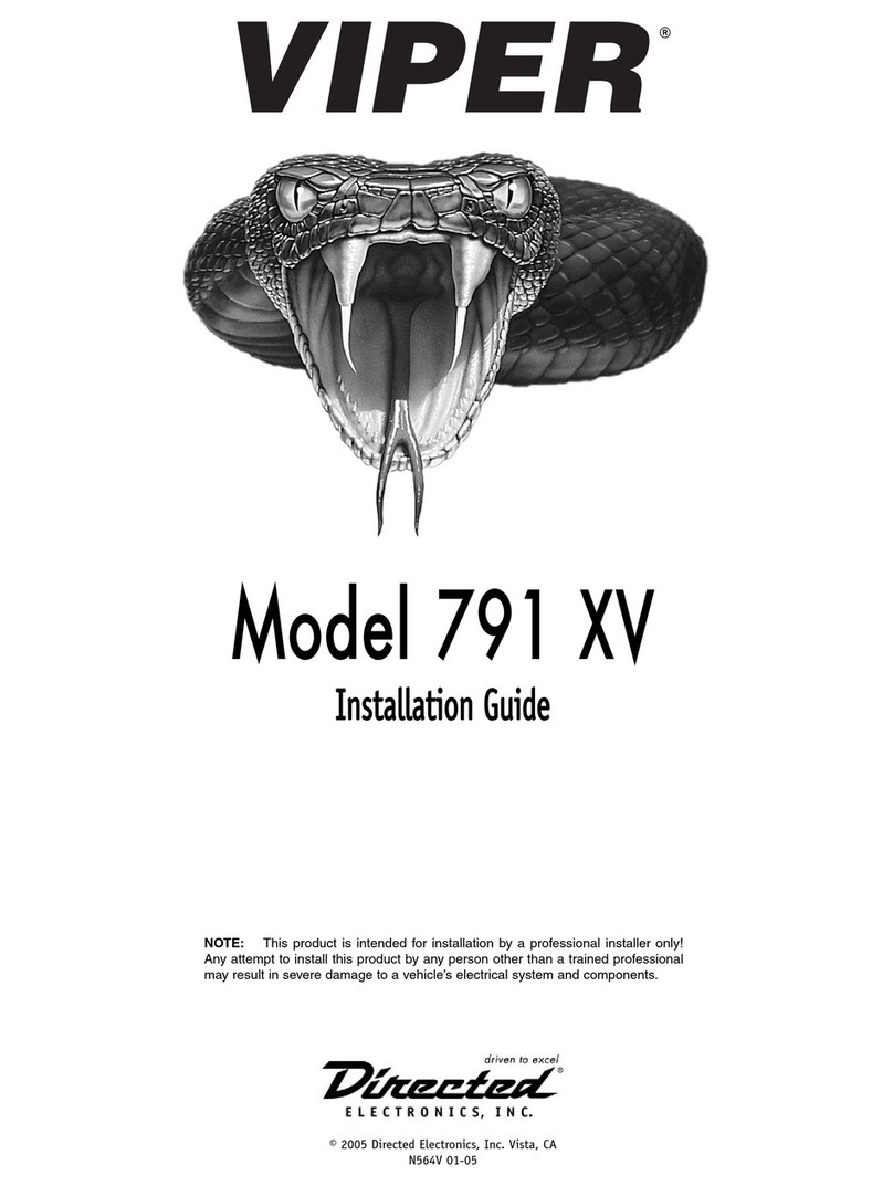 Viper 791 XV installation guide