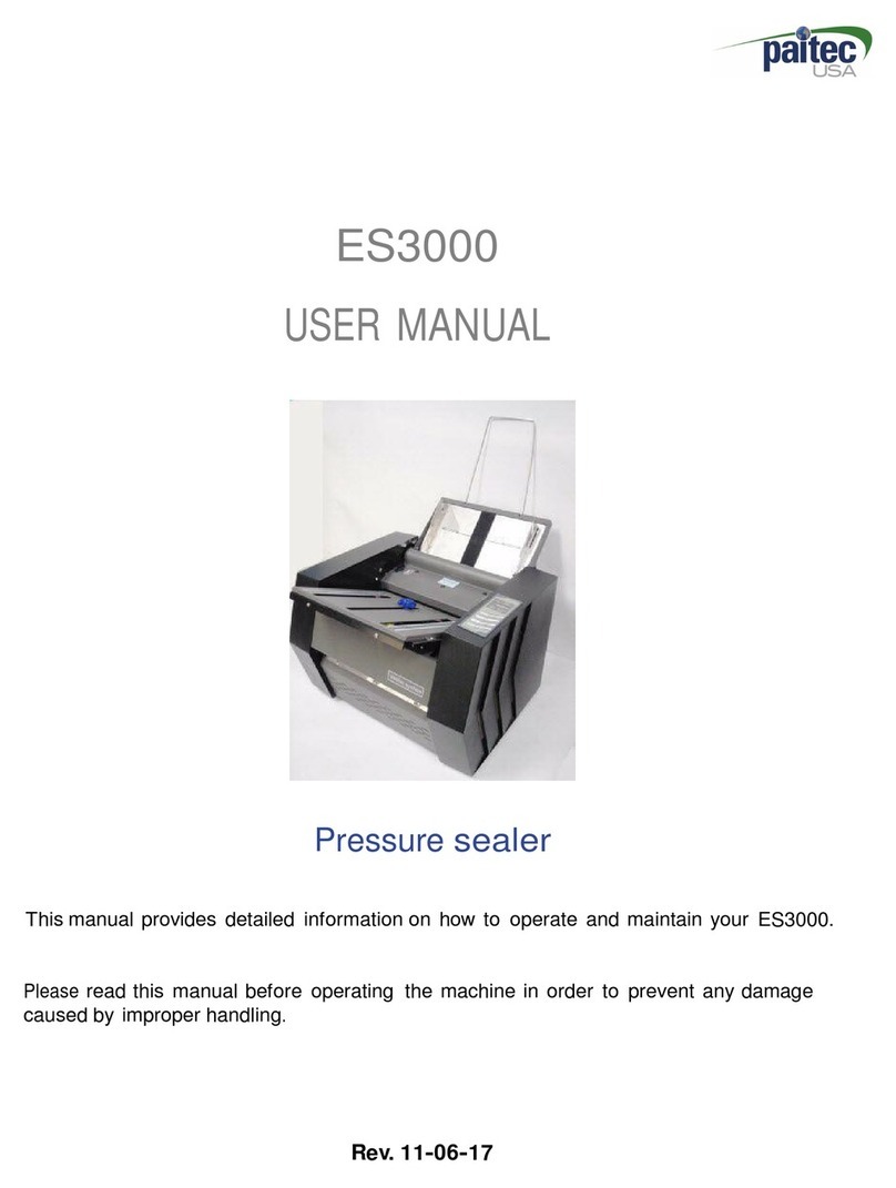 Paitec ES3000 user manual