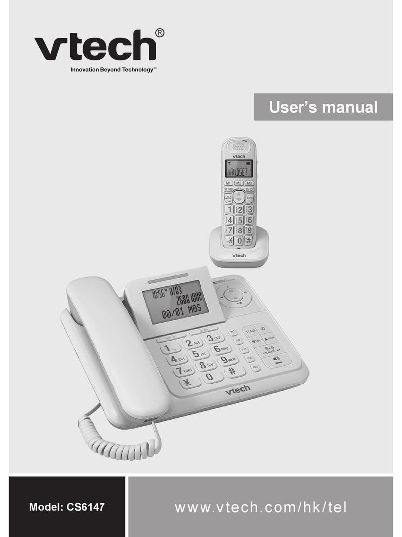 V-tech CS6147 User manual