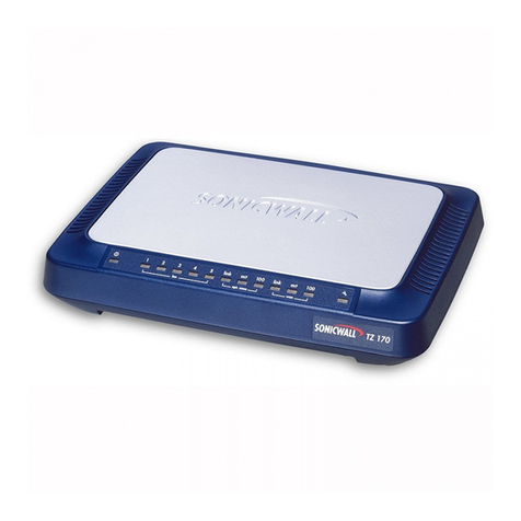 SonicWALL TZ 170 Getting started guide