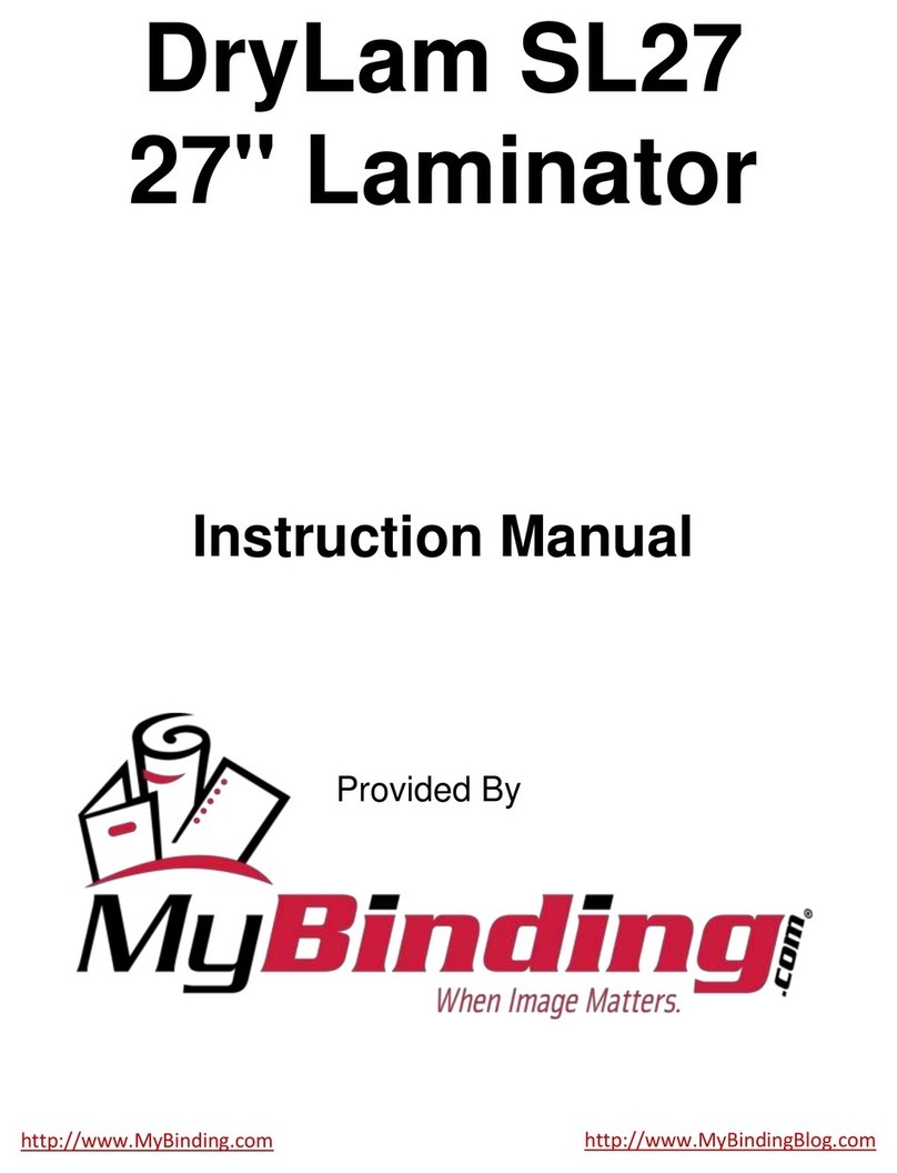 Dry-Lam DRYLAM SL instruction manual