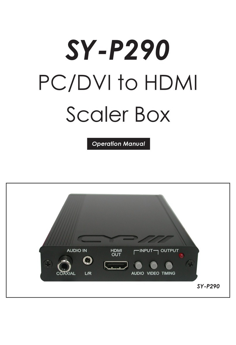 Cypress SY-P290 User manual