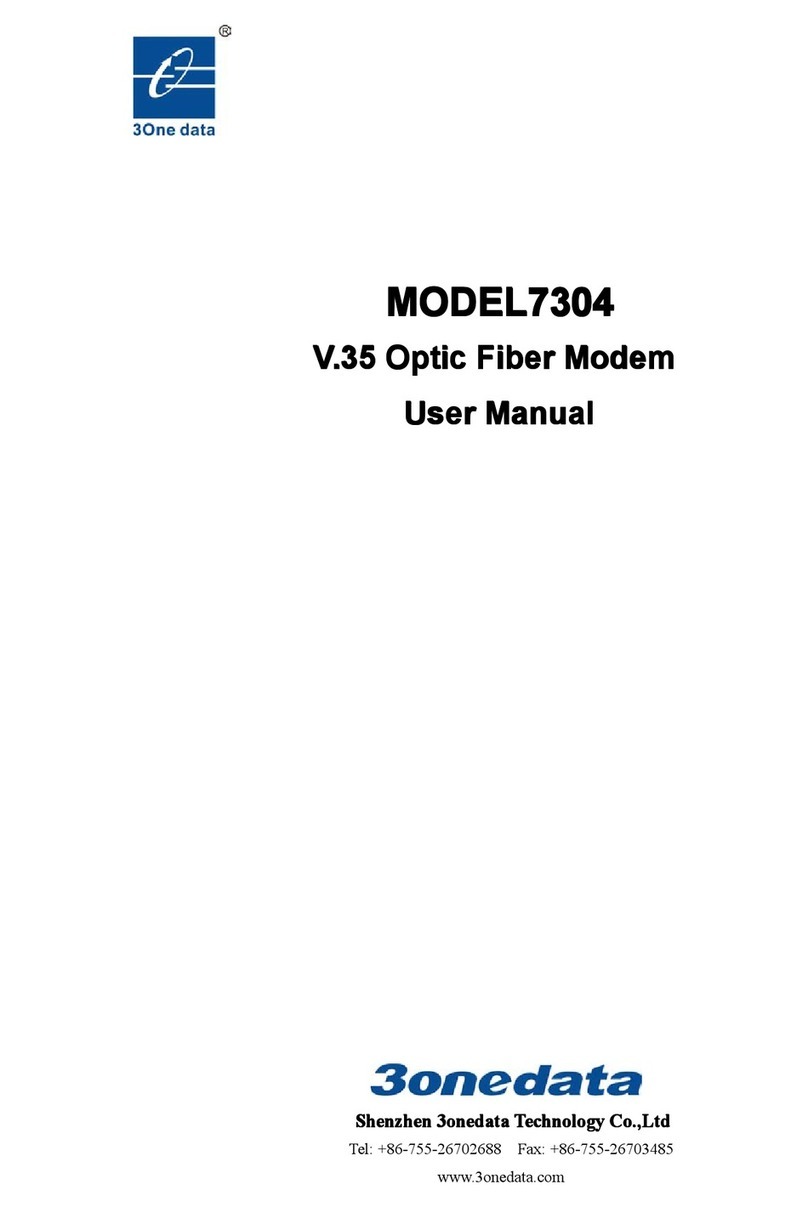 3One data 7304 User manual