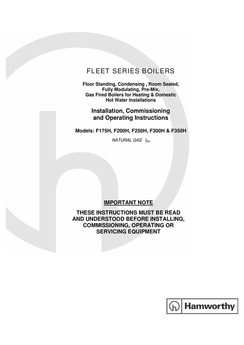 Hamworthy F175H Installation, commissioning and operating instructions Hamworthy F175H Installation, commissioning and operating instructions