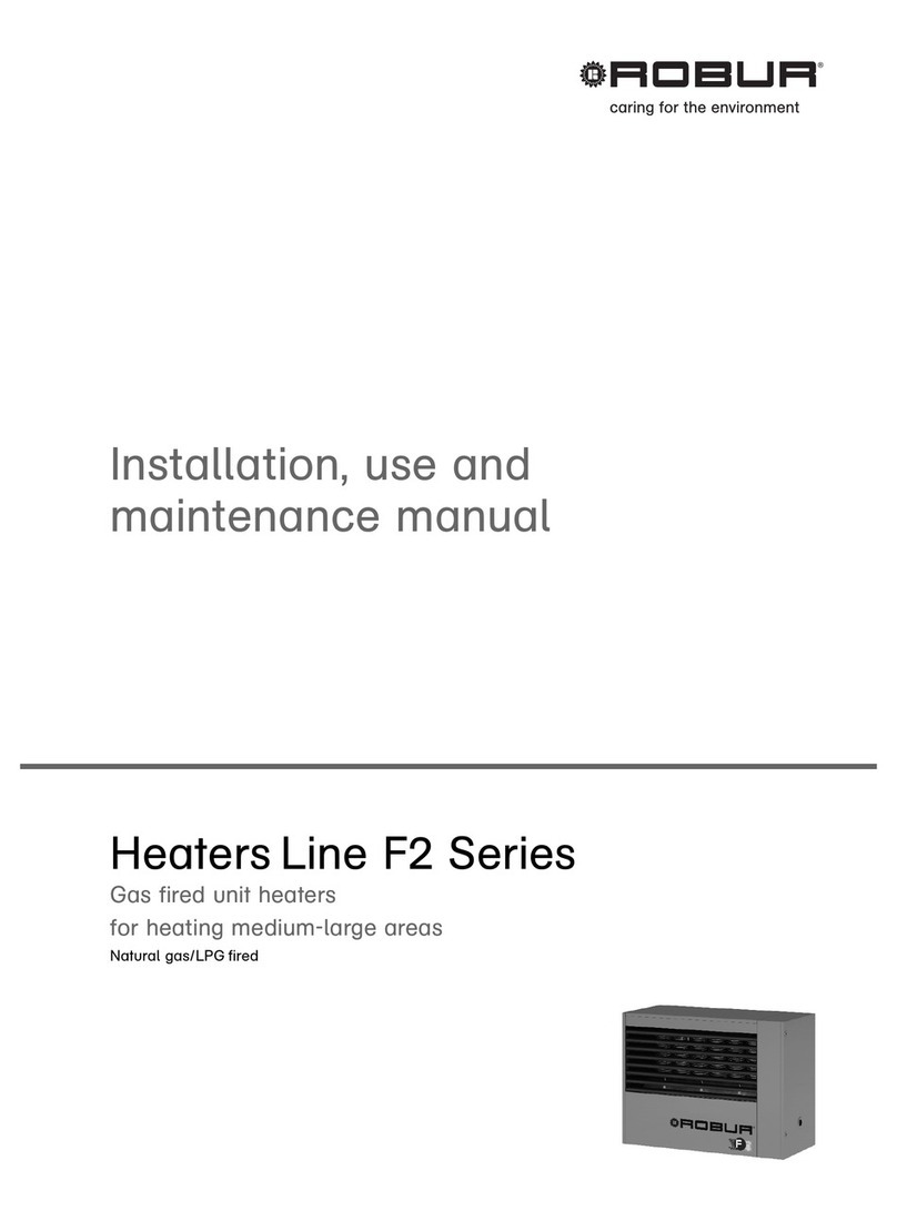 Robur Heaters Line F2 Series User manual