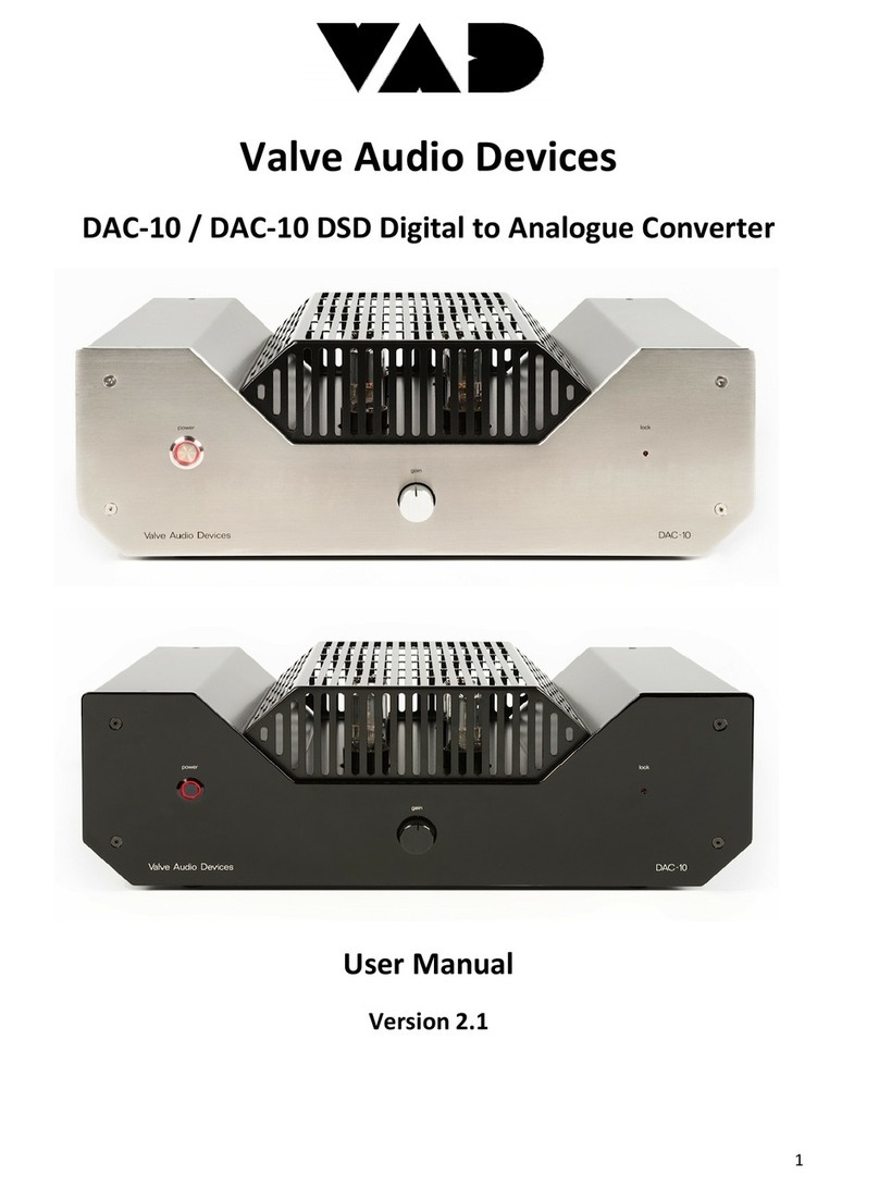 VAD DAC-10 user manual